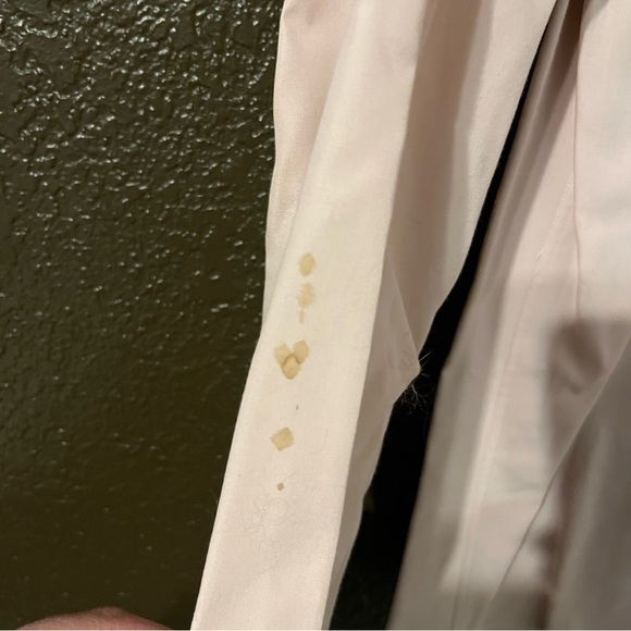 Light Pink Yves Saint Laurent Button Down Long Sleeve Business Shirt, Size 15 - Picture 2 of 4